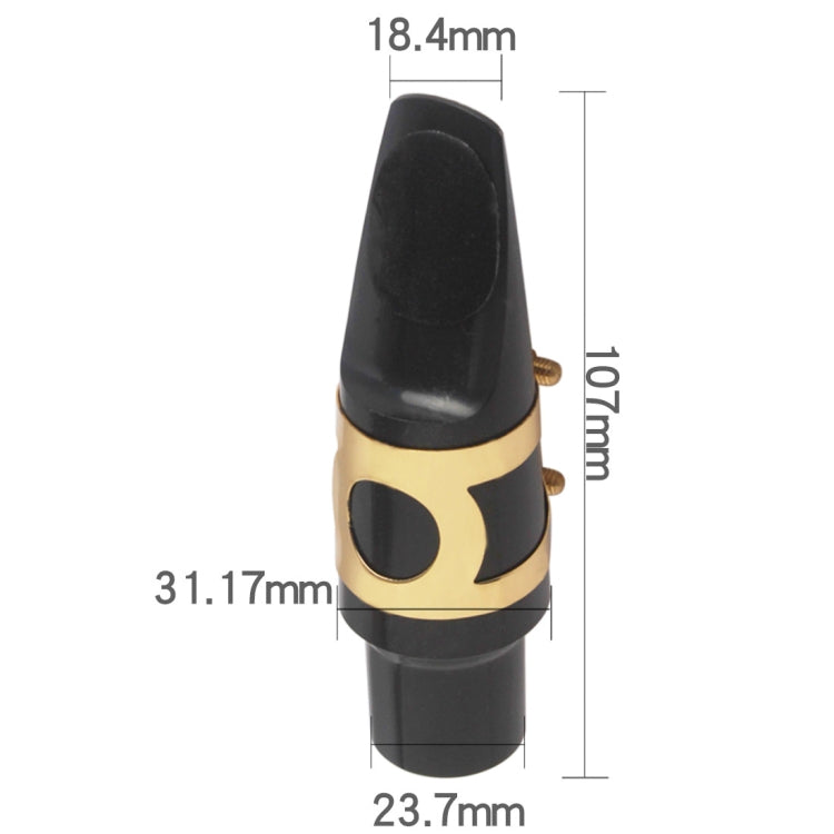 Saxophone Mouthpiece + Hat Clip Wind Instrument Accessories, Tenor, Alto, Treble