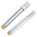 Brass Stainless Steel Hand-Held Pressurized Shower Head, Square, Round