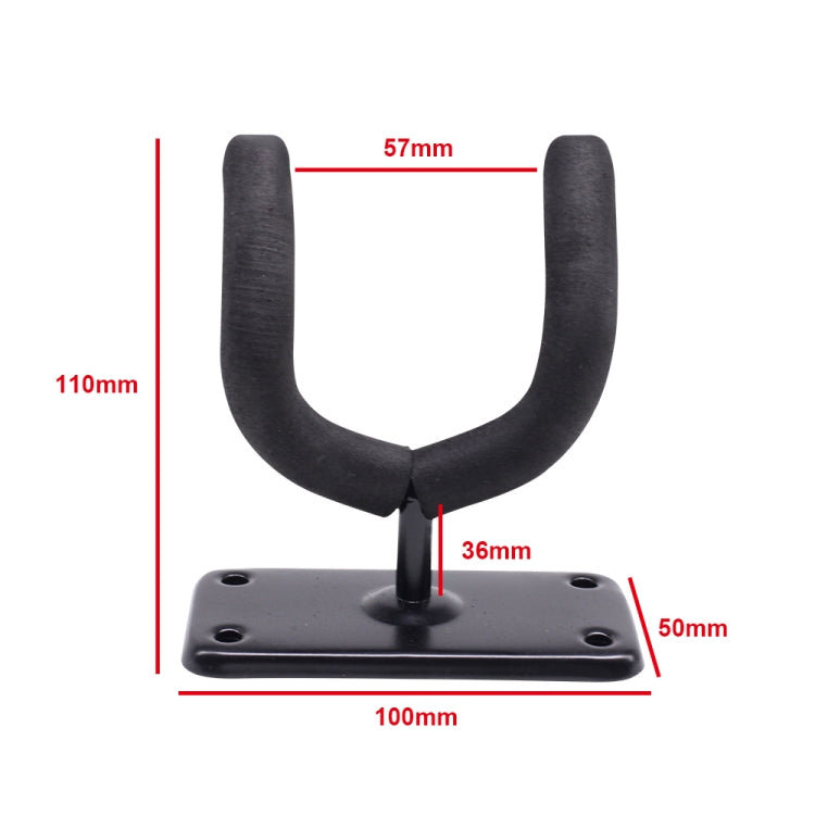 Metal + Sponge Wall Hook for Guitar / Ukulele, Metal + Sponge Wall Hook