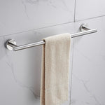 304 Stainless Steel With Grooved Bathroom Pendant Bathroom Shelf,Style:, Wire Drawing Single Rod 40cm, Wire Drawing  Towel Ring, Wire Drawing Hook, Paper Towel Holder A, Paper Towel Holder  B, Vertical Single Rod, Black Cloth Hook                      ...