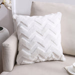 Double-Sided Plush Pillow Home Sofa Cushion Pillowcase, 45x45cm Without Core, 45x45cm Pillowcase + Core