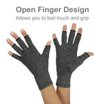 Half Finger Cycling Gloves Arthritis Pressure Health Gloves High Elastic Breathable Anti-edema Rehabilitation Riding Glov, L, M, S