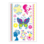 10 PCS Fluorescent Flower Arm Tattoo Sticker Face Sticker Waterproof Feather Tattoo Arm Tattoo Sticker, DKCS010, DKCS017, DKCS019, DKCS022, DKCS025, DKCS028, DKCS032, DKCS033, DKCS034, DKCS036, DKCS037, DKCS042
