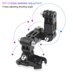 2 Set Cycling Helmet Adhesive Multi-Joint Arm Fixed Mount Set for DJI Osmo Action, GoPro HERO9 Black / HERO8 Black /7 /6 /5 /5 Session /4 Session /4 /3+ /3 /2 /1, Xiaoyi and Other Action Cameras, Style 3 Cycling Helmet Kit, Style 4 Cycling Helmet Kit  ...