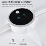 DMK-025 Smart Cabinet Lamp Kitchen Mirror Front Light, Touch + Human Body Induction, Hand Scan Timing, Hand Sweep Clock