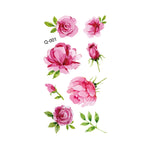50 PCS Literary Small Fresh Flower Tattoo Sticker Rose Waterproof Lasting Arm Sticker, Q-001, Q-002, Q-003, Q-012, Q-016, Q-017, Q-019, Q-022, Q-025, Q-029, Q-031, Q-032