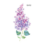 50 PCS Literary Small Fresh Flower Tattoo Sticker Rose Waterproof Lasting Arm Sticker, Q-001, Q-002, Q-003, Q-012, Q-016, Q-017, Q-019, Q-022, Q-025, Q-029, Q-031, Q-032