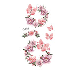 50 PCS Literary Small Fresh Flower Tattoo Sticker Rose Waterproof Lasting Arm Sticker, Q-001, Q-002, Q-003, Q-012, Q-016, Q-017, Q-019, Q-022, Q-025, Q-029, Q-031, Q-032