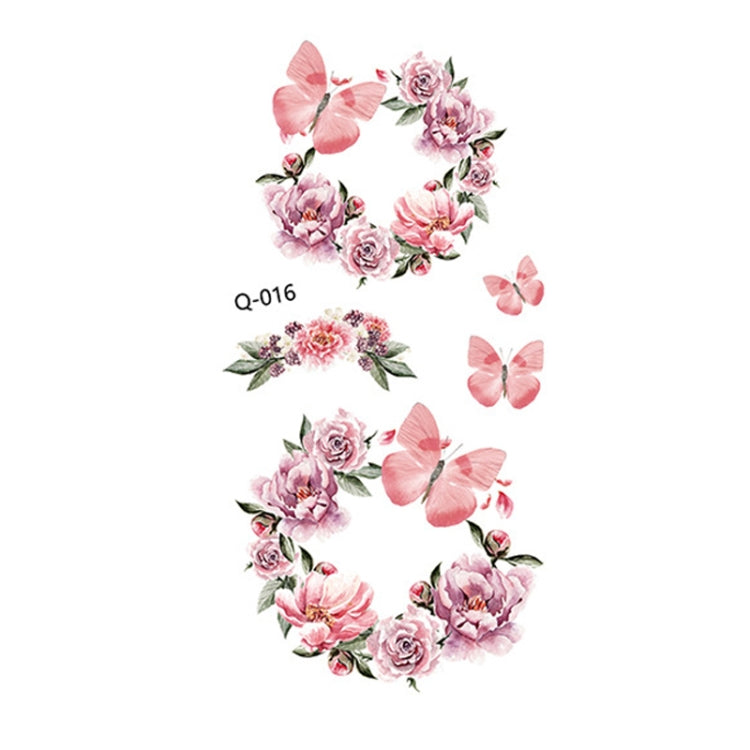 50 PCS Literary Small Fresh Flower Tattoo Sticker Rose Waterproof Lasting Arm Sticker, Q-001, Q-002, Q-003, Q-012, Q-016, Q-017, Q-019, Q-022, Q-025, Q-029, Q-031, Q-032