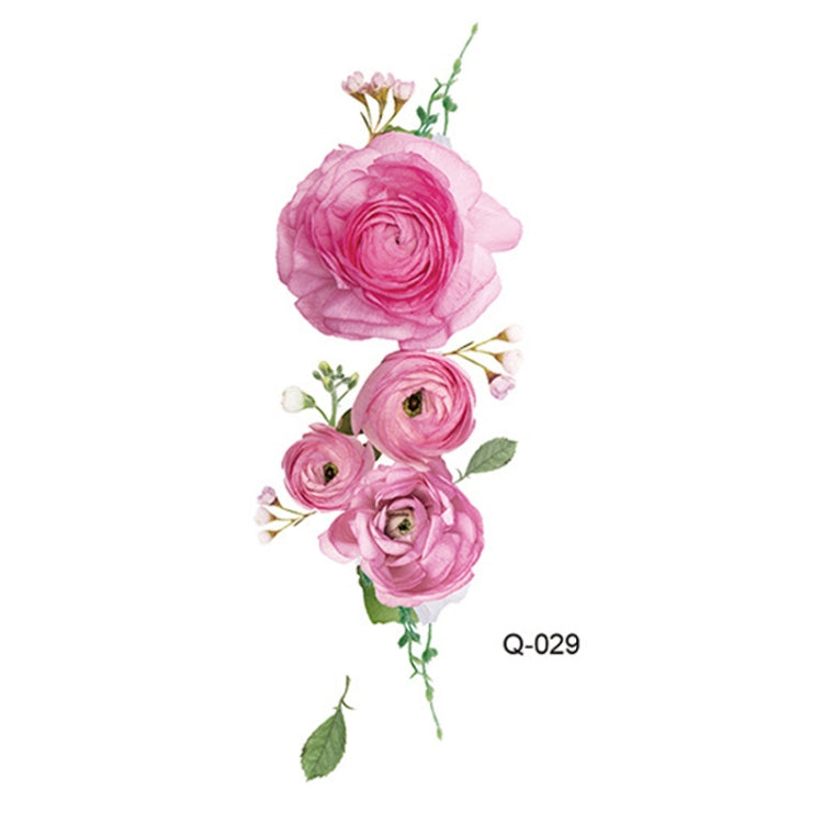 50 PCS Literary Small Fresh Flower Tattoo Sticker Rose Waterproof Lasting Arm Sticker, Q-001, Q-002, Q-003, Q-012, Q-016, Q-017, Q-019, Q-022, Q-025, Q-029, Q-031, Q-032