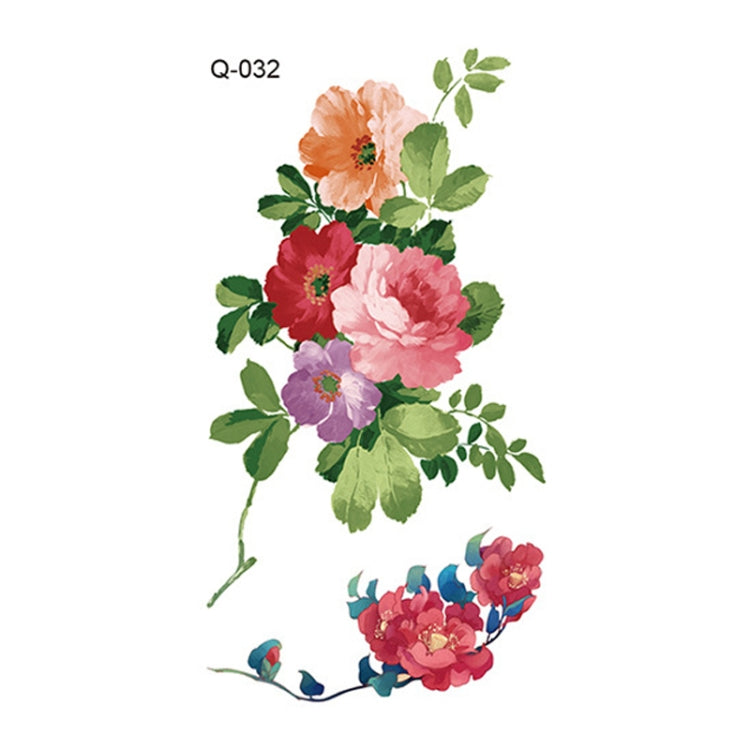 50 PCS Literary Small Fresh Flower Tattoo Sticker Rose Waterproof Lasting Arm Sticker, Q-001, Q-002, Q-003, Q-012, Q-016, Q-017, Q-019, Q-022, Q-025, Q-029, Q-031, Q-032