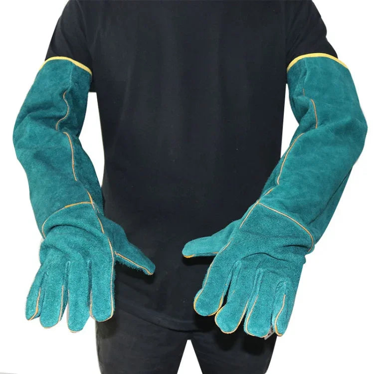 Reptile Anti-Bite Gloves 62cm Length Pet Protective Gloves, st-01