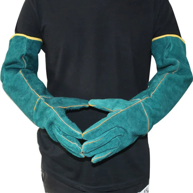 Reptile Anti-Bite Gloves 62cm Length Pet Protective Gloves, st-01