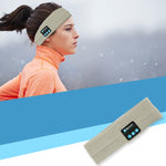 Bluetooth Headset Sports Headband Outdoor Running Yoga Sweat-Absorbent Headscarf, Black, Gray, Dark Gray