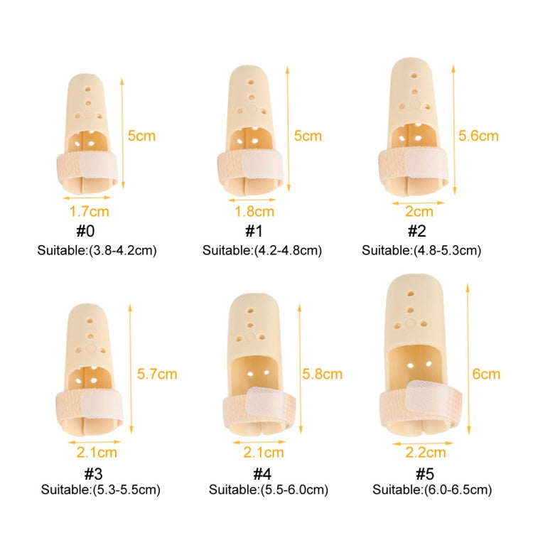 4 PCS Finger Splint Brace Adjustable Finger Support Protector For Fingers Arthritis Joint Finger Injury, No. 0: 38-42mm, No. 1: 42-48mm, No. 2: 48-52mm, No. 3: 52-55mm, No. 4: 55-60mm, No. 5: 60-65mm