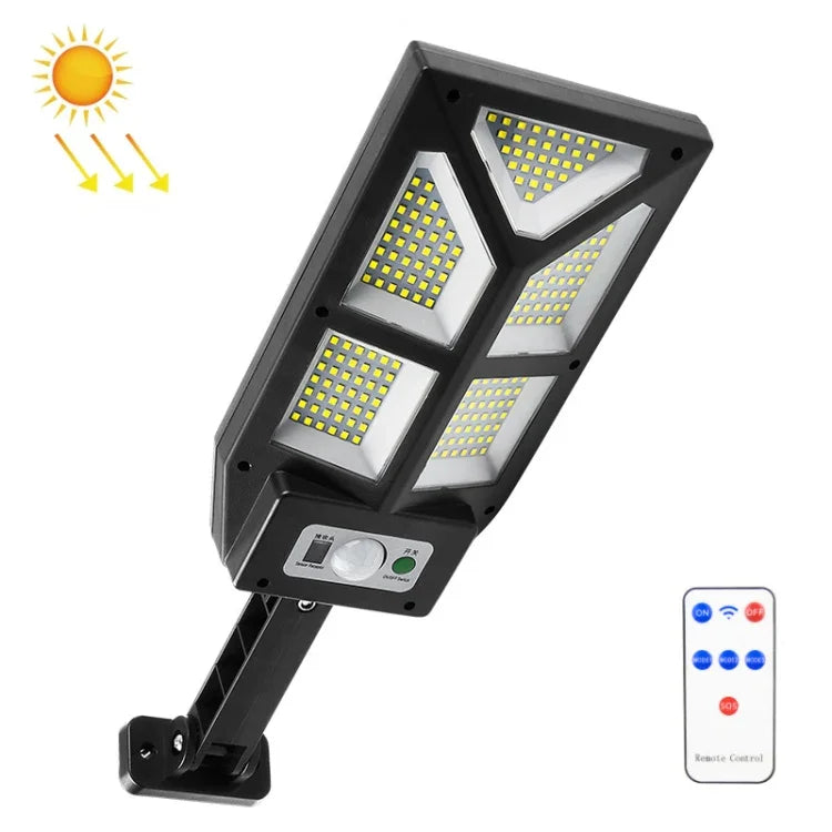 Solar Outdoor Human Body Induction Wall Light Garden Fence Street Light, TG-TY100 196 LED