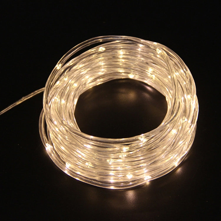 أنوار سلسلة أنابيب زخرفية لحفلات العطلات إضاءة حديقة LED مع جهاز تحكم عن بعد، المواصفات: 7 أمتار 50 LED تعمل بتيار USB، 12 متر 100 LED تعمل بتيار USB