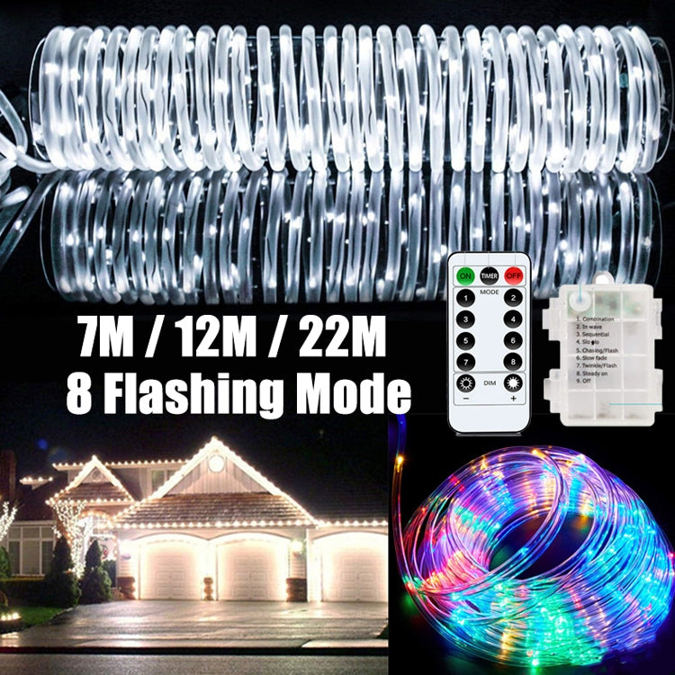 Holiday Party Decoration Tube String Lights LED Garden Decoration Casing Light with Remote Control, Spec:, 7m 50 LEDs USB Powered, 12m 100 LEDs USB Powered, 22m 200 LEDs USB Powered, 7m 50 LEDs Battery Powered, 12m 100 LEDs Battery Powered             ...