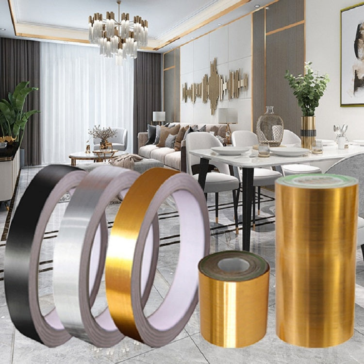 Home Decoration Self-Adhesive Ceiling Beauty Sideline Tile Beauty Seam Sticker, 0.5cmx50m, 1cmx50m, 2cmx50m, 5cmx10m, 10cmx10m