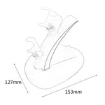 IPLAY LED Micro Dual Controller Holder Charger 2 LED Micro USB Handle Fast Charging Dock Station Stand Charger for PS4 Controller, For Xbox One Controller