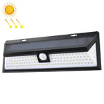 Solar 3-Sides Floodlit Motion Sensing Wall Light Outdoor Garden Corridor Street Light, 118 LED