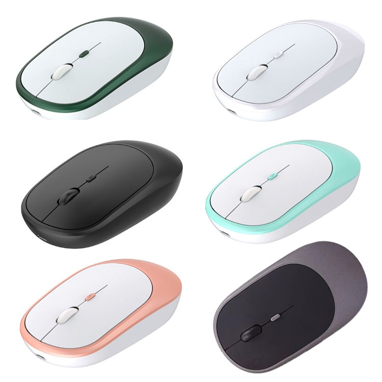 M030 4 Keys 1600DPI Laptop Office Mute Mouse, Style:, Wireless (Ink Green), Wireless (Blue), Wireless (Pink), Wireless (Gray), Wireless (White), Wireless (Black), Double Mode (Ink Green), Dual Mode (Pink), Double Mode (Gray), Double Mode (White)       ...