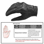 GHOST RACING GR-ST06 Breathable Touch Screen Motorcycle Riding Leather Gloves Anti-Fall Locomotive Gloves, M, L, XL, XXL