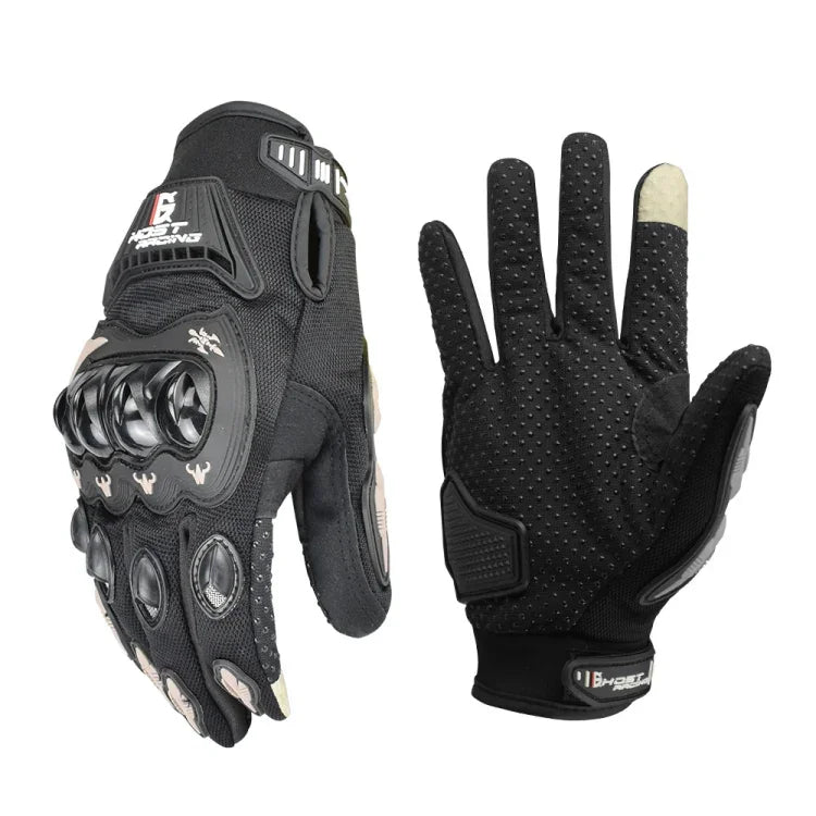 GHOST RACING GR-ST04 Motorcycle Gloves Anti-Fall Full Finger Riding Touch Gloves, M, L, XL, XXL