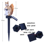 LED Solar Squirrel Lawn Light Outdoor Garden Decoration Landscape Light