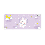 Intelligent Digital Display Timing Heating Mouse Pad Office Desktop Electric Heating Mat, CN Plug, Rabbit 80x33cm, Black 80x33cm, Green 60x36cm, Grey 60x36cm