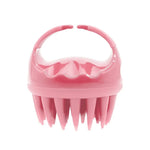 Round Hair Washing Brush Silicone Wet & Dry Multipurpose Massage Brush, Pink, Purple, Green, Black, Blue, Red, Yellow, Grey