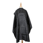 Fashion Shawl For Hair Salon With Hair Dye And Haircut, Black, White