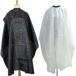 Fashion Shawl For Hair Salon With Hair Dye And Haircut, Black, White