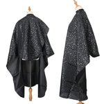 Fashion Shawl For Hair Salon With Hair Dye And Haircut, Black, White