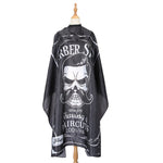 Fashion Hair Salon Haircut Dyed Hair Oiled Shawl, Pure Black, Pure White, White Black Edge