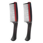 2 PCS 0089 Hair Salon Dyeing Hair Styling Brush Rolling Heart Smooth Hair Comb Brushing Hairdressing Tools