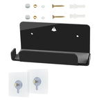 Game Console Wall Storage Bracket Game Console Accessories Storage Rack For Nintendo Switch, Acrylic Black, Acrylic Transparent