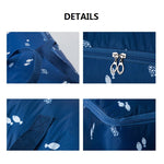 Oxford Cloth Quilt Moisture-Proof & Waterproof Storage Bag Zipper Portable Moving Luggage Bag, 55x33x20cm, 58x38x22cm, 60x50x25cm