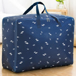 Oxford Cloth Quilt Moisture-Proof & Waterproof Storage Bag Zipper Portable Moving Luggage Bag, 55x33x20cm, 58x38x22cm, 60x50x25cm
