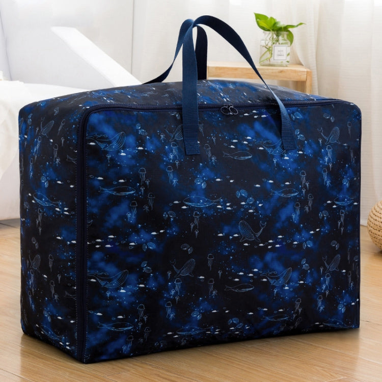 Oxford Cloth Quilt Moisture-Proof & Waterproof Storage Bag Zipper Portable Moving Luggage Bag, 55x33x20cm, 58x38x22cm, 60x50x25cm