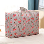 Oxford Cloth Quilt Moisture-Proof & Waterproof Storage Bag Zipper Portable Moving Luggage Bag, 70x50x30cm
