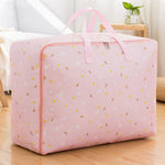 Oxford Cloth Quilt Moisture-Proof & Waterproof Storage Bag Zipper Portable Moving Luggage Bag, 70x50x30cm