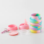 Silicone Folding Water Cup Portable Outdoor Sports Water Bottle Large Capacity Retractable Travel Cup, 350ml