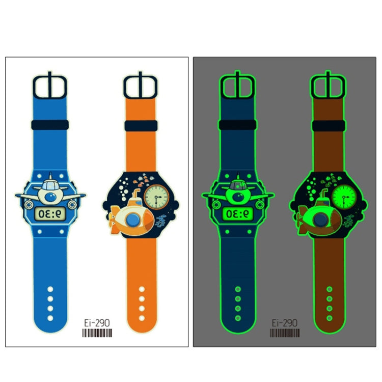 20 PCS Children Waterproof Luminous Cartoon Watch Tattoo Stickers, Ei-289, EI-290, Ei-291, EI-292, Ei-293, Ei-294, Ei-295, Ei-296, Ei-297, Ei-298, Ei-299, EI-300