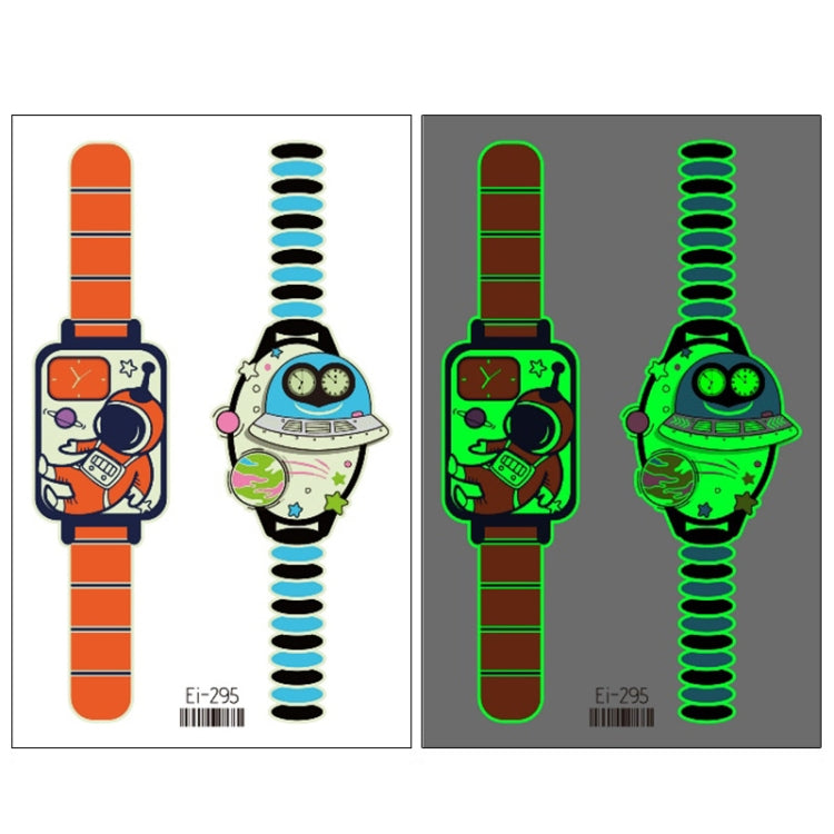 20 PCS Children Waterproof Luminous Cartoon Watch Tattoo Stickers, Ei-289, EI-290, Ei-291, EI-292, Ei-293, Ei-294, Ei-295, Ei-296, Ei-297, Ei-298, Ei-299, EI-300