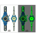 20 PCS Children Waterproof Luminous Cartoon Watch Tattoo Stickers, Ei-289, EI-290, Ei-291, EI-292, Ei-293, Ei-294, Ei-295, Ei-296, Ei-297, Ei-298, Ei-299, EI-300