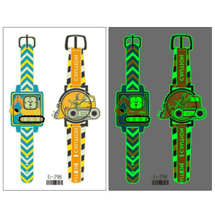 20 PCS Children Waterproof Luminous Cartoon Watch Tattoo Stickers, Ei-289, EI-290, Ei-291, EI-292, Ei-293, Ei-294, Ei-295, Ei-296, Ei-297, Ei-298, Ei-299, EI-300