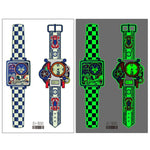 20 PCS Children Waterproof Luminous Cartoon Watch Tattoo Stickers, Ei-289, EI-290, Ei-291, EI-292, Ei-293, Ei-294, Ei-295, Ei-296, Ei-297, Ei-298, Ei-299, EI-300