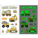 20 PCS Waterproof Children Luminous Cartoon Transport Car Tattoo Sticker, Ei-261, Ei-262, Ei-263, Ei-264, Ei-265, Ei-266, Ei-267, Ei-268, Ei-269, Ei-270, Ei-271, Ei-272, Ei-273, Ei-274, Ei-275, Ei-276