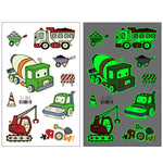 20 PCS Waterproof Children Luminous Cartoon Transport Car Tattoo Sticker, Ei-261, Ei-262, Ei-263, Ei-264, Ei-265, Ei-266, Ei-267, Ei-268, Ei-269, Ei-270, Ei-271, Ei-272, Ei-273, Ei-274, Ei-275, Ei-276